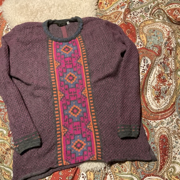 Sol 100% Baby Alpaca Sweater XL - Picture 2 of 7